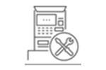 Manutenção de terminais de autoatendimento (ATMs)
